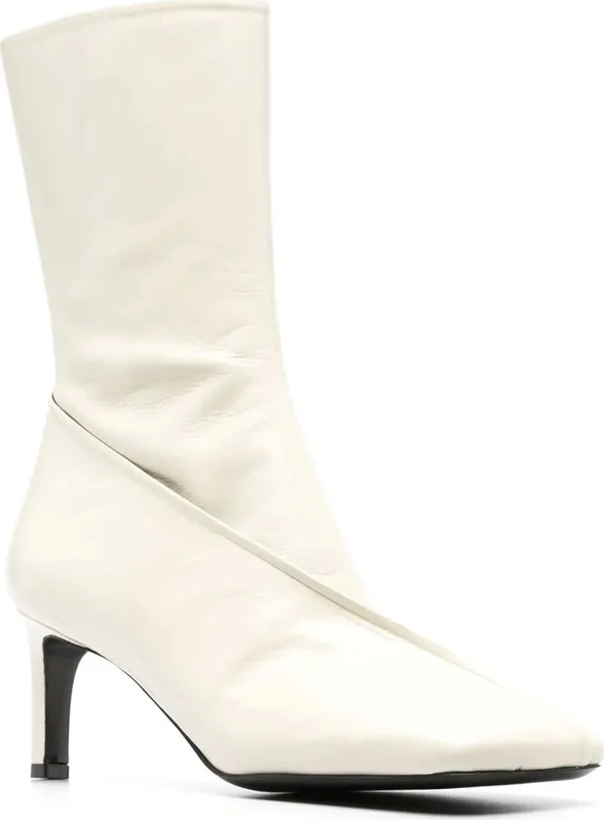 Square-Toe Ankle Boots - Image 2