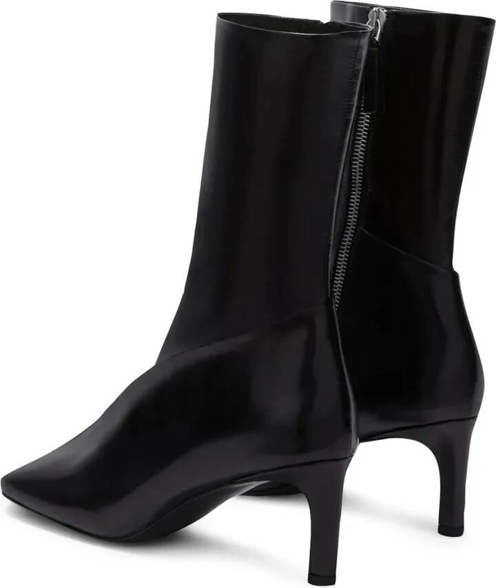 Square-Toe Ankle Boots - Image 3