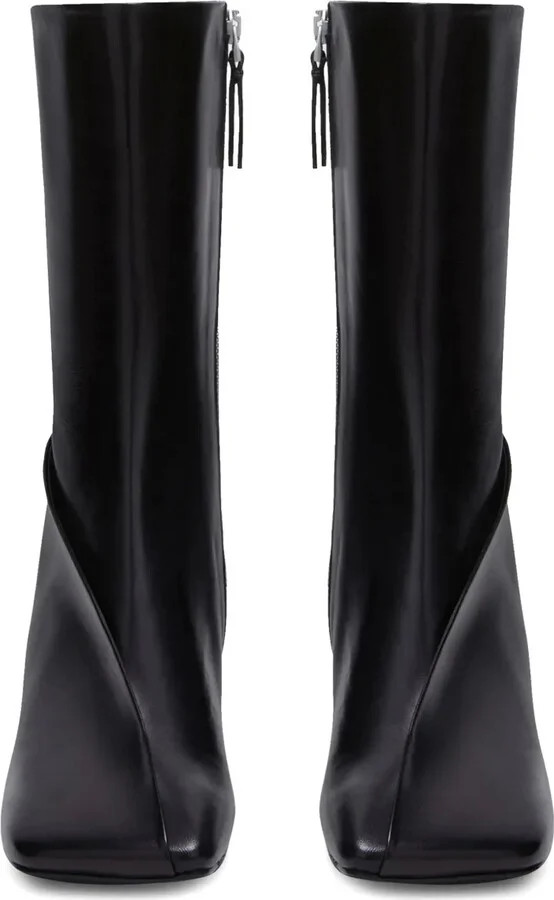 Square-Toe Ankle Boots - Image 4