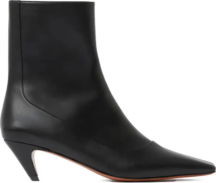 Square-Toe Ankle Boots