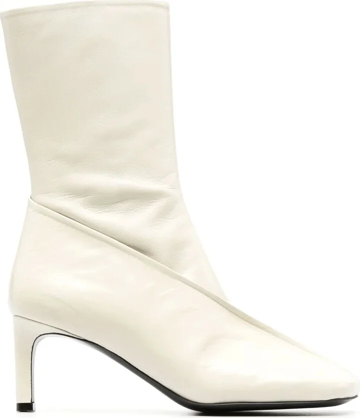 Square-Toe Ankle Boots