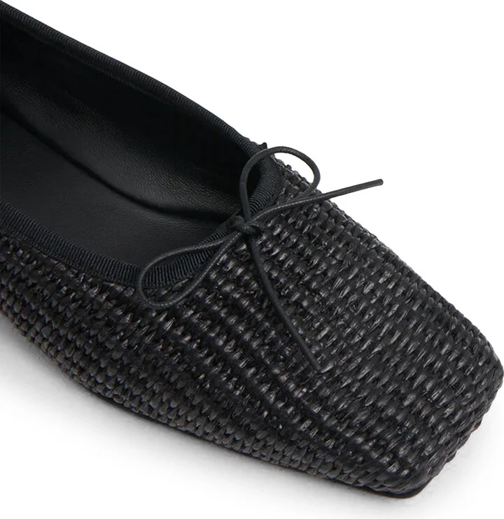 Square-Toe Ballerina Flats - Image 2