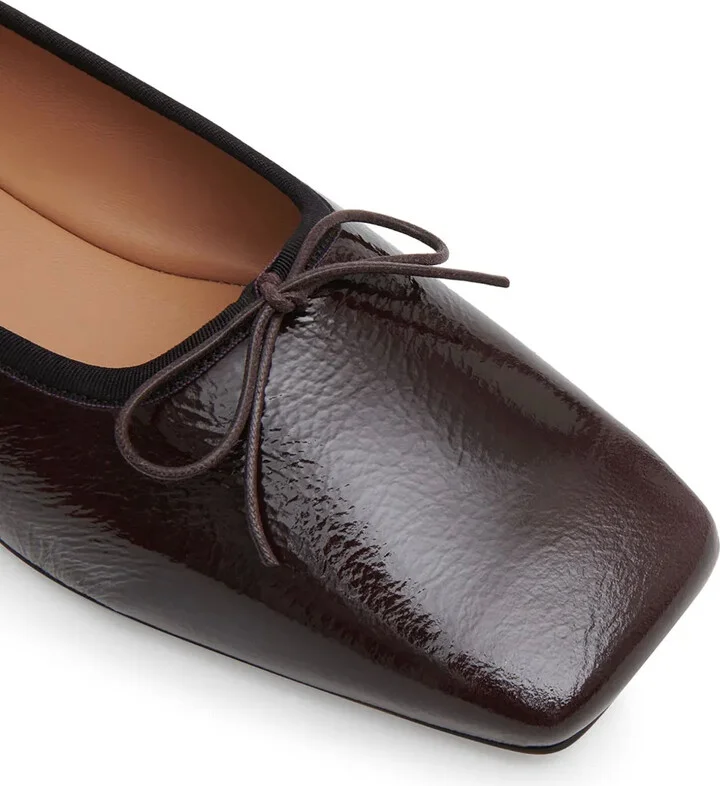 Square Toe Ballerina Shoes - Image 4