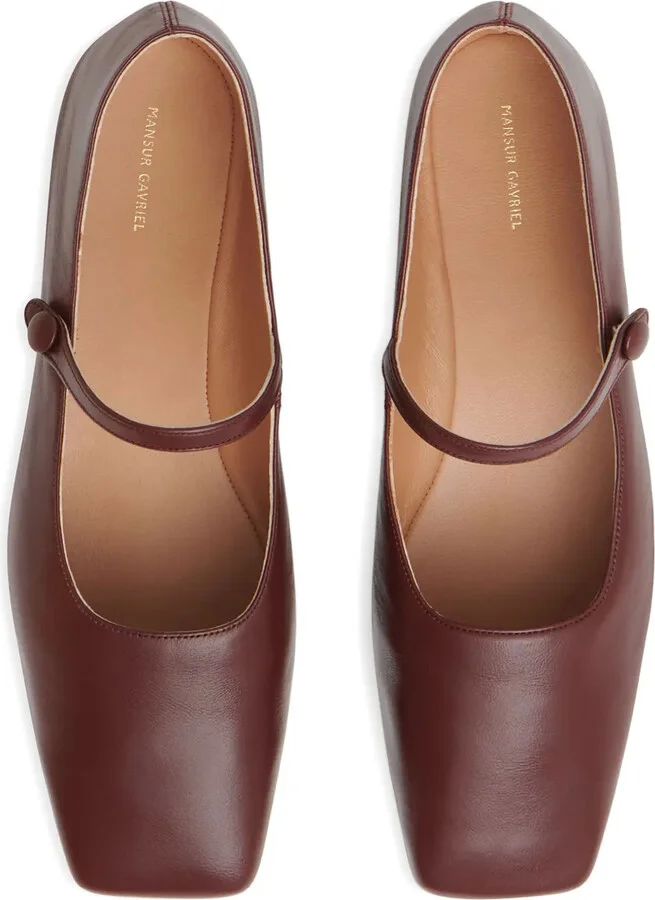 Square-Toe Ballerina Shoes - Image 4