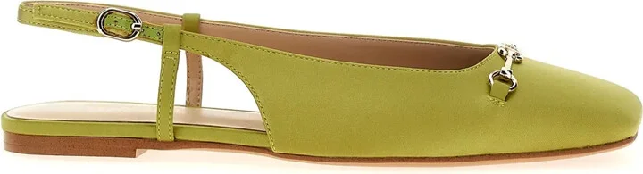 Square-Toe Ballerina Shoes