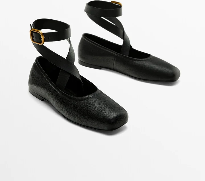 Square-Toe Ballet Flats - Image 3