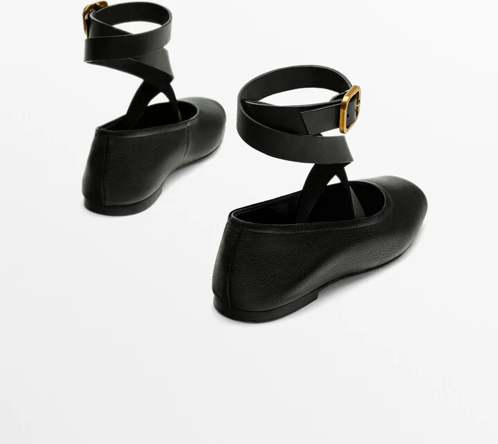 Square-Toe Ballet Flats - Image 4