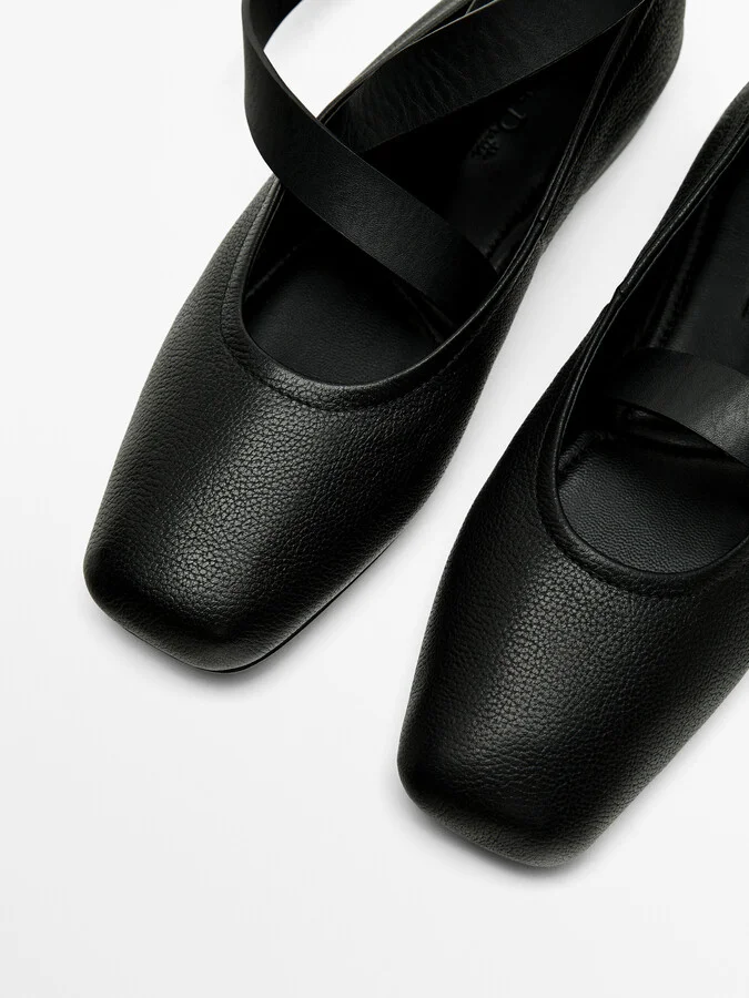 Square-Toe Ballet Flats - Image 5
