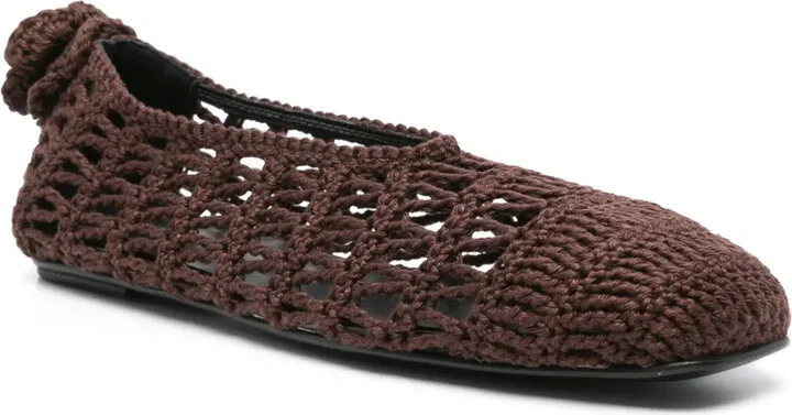 Square-Toe Ballet Flats - Image 2