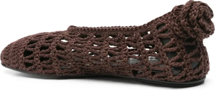Square-Toe Ballet Flats - Image 3