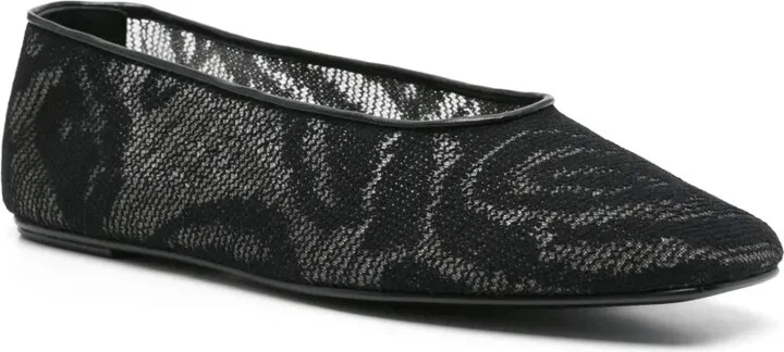 Square-Toe Ballet Flats - Image 2
