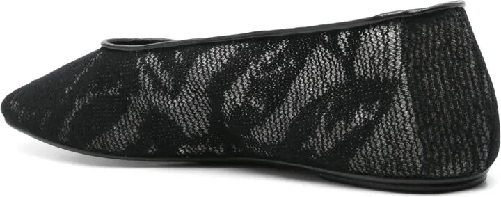 Square-Toe Ballet Flats - Image 3