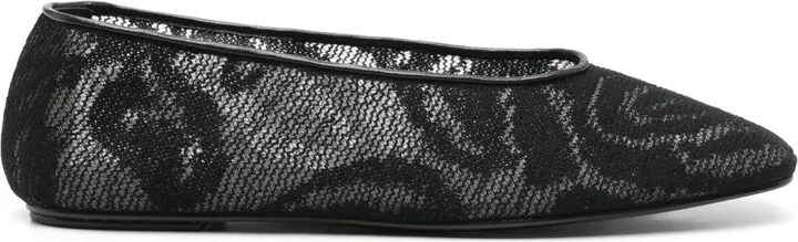 Square-Toe Ballet Flats