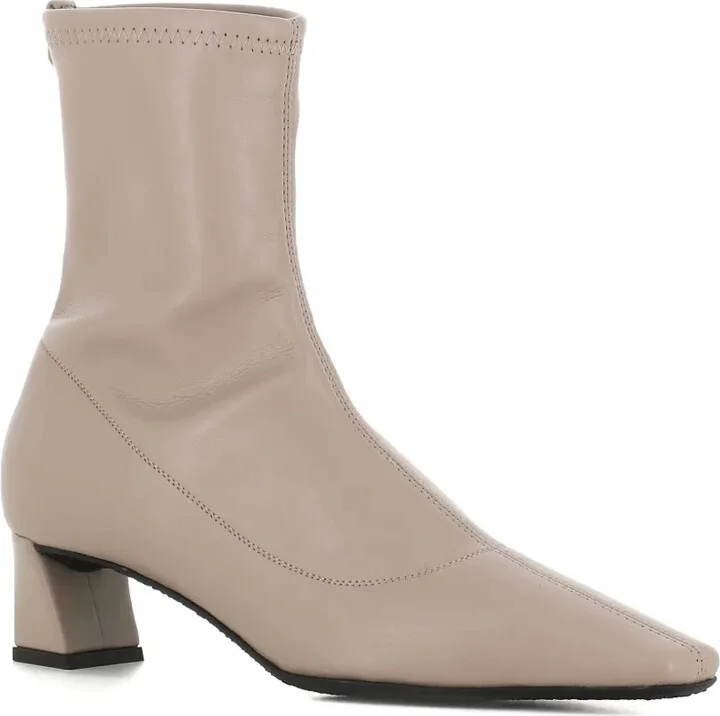 Square-Toe Block-Heel Boots - Image 2