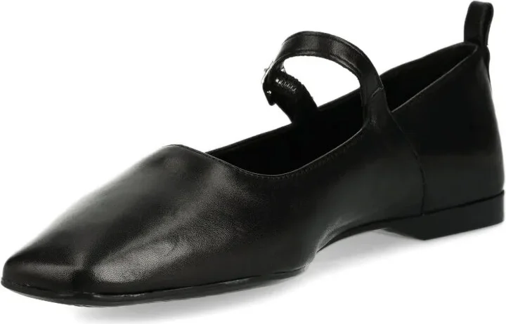 Square-Toe Buckle Flats - Image 2