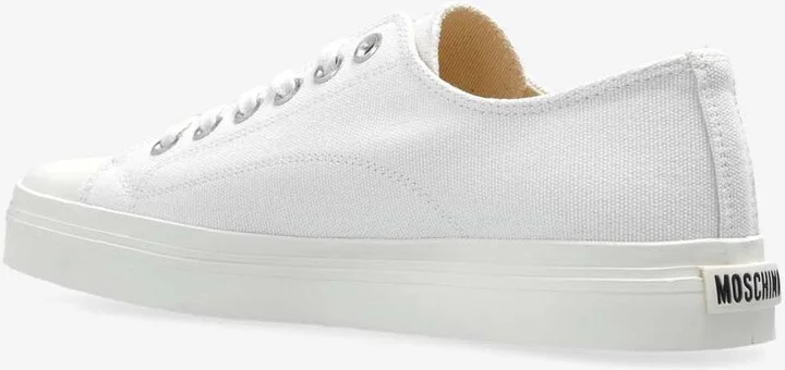 Square-Toe Canvas Sneakers - Image 2