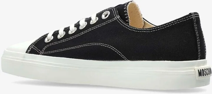 Square-Toe Canvas Sneakers - Image 2