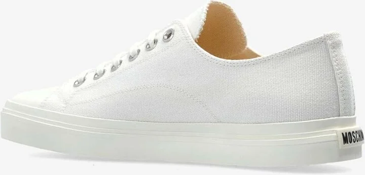 Square-Toe Canvas Sneakers - Image 2