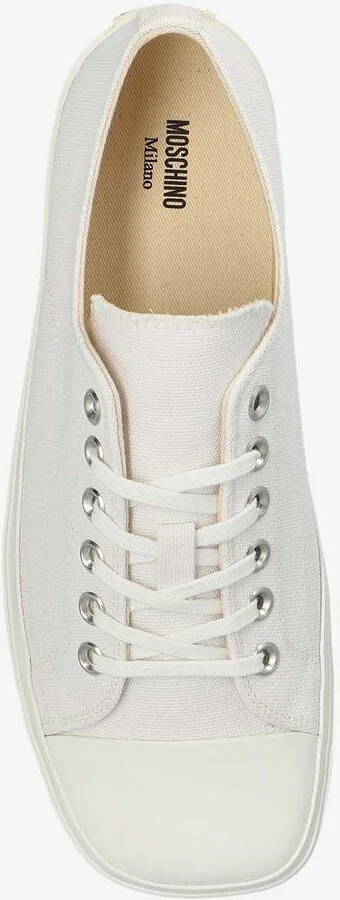 Square-Toe Canvas Sneakers - Image 3