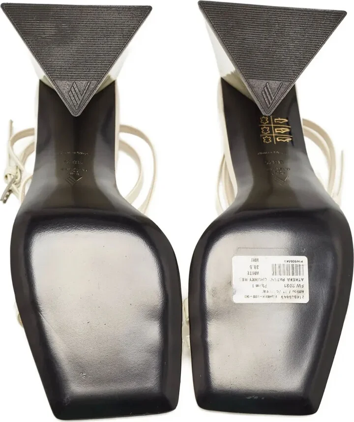 Square-Toe Heeled Sandals - Image 5