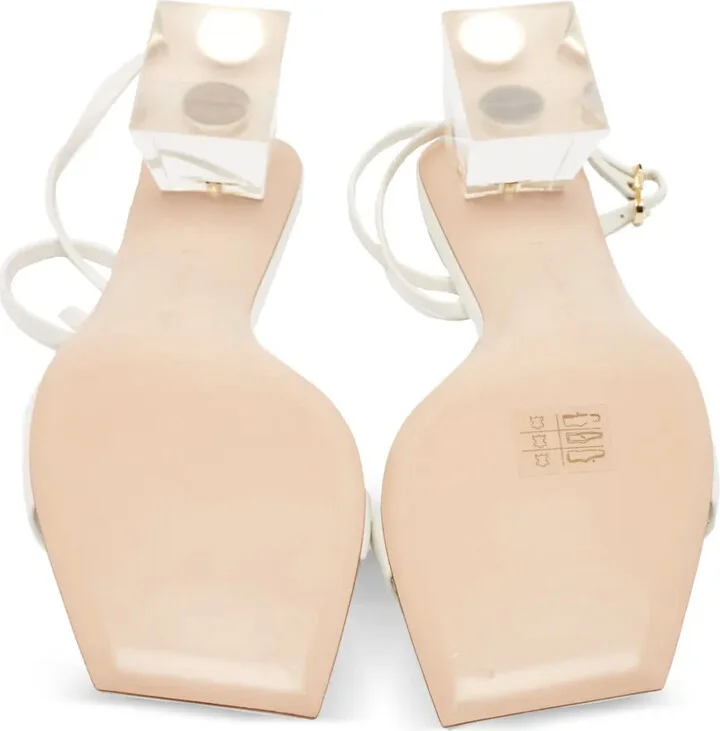 Square-Toe Heeled Sandals - Image 3