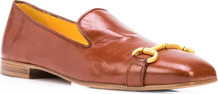 Square-Toe Horsebit Loafers - Image 2