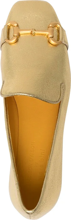 Square-Toe Horsebit Loafers - Image 4