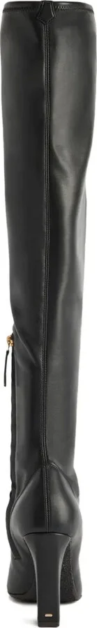 Square-Toe Knee-High Boots - Image 2