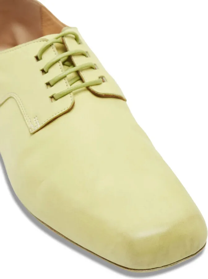 Square-Toe Lace-Up Shoes - Image 4