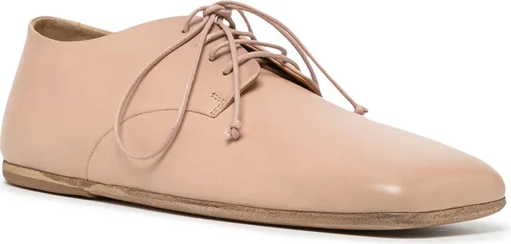 Square-Toe Lace-Up Shoes - Image 2