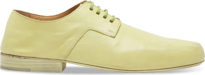 Square-Toe Lace-Up Shoes