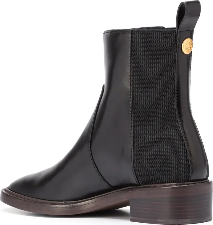 square-toe leather Chelsea boots - Image 3