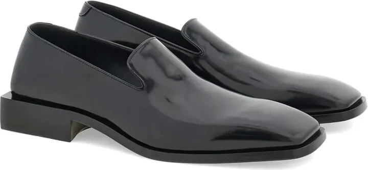 Square-Toe Leather Loafers - Image 2