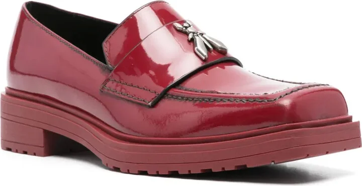 Square Toe Leather Loafers - Image 2