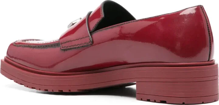 Square Toe Leather Loafers - Image 3