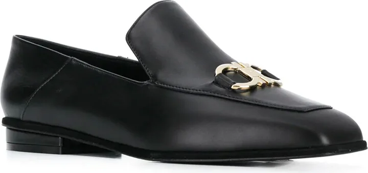 Square-Toe Leather Loafers - Image 2