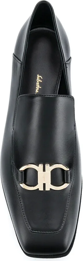 Square-Toe Leather Loafers - Image 4