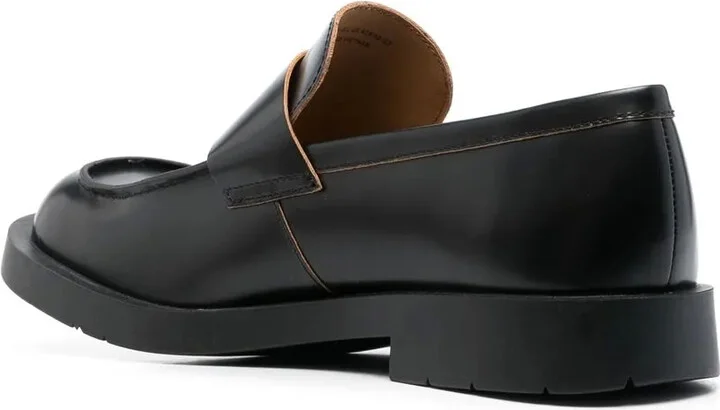 Square-Toe Leather Loafers - Image 3