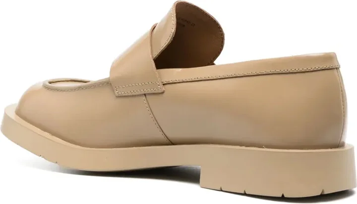 Square-Toe Leather Loafers - Image 3