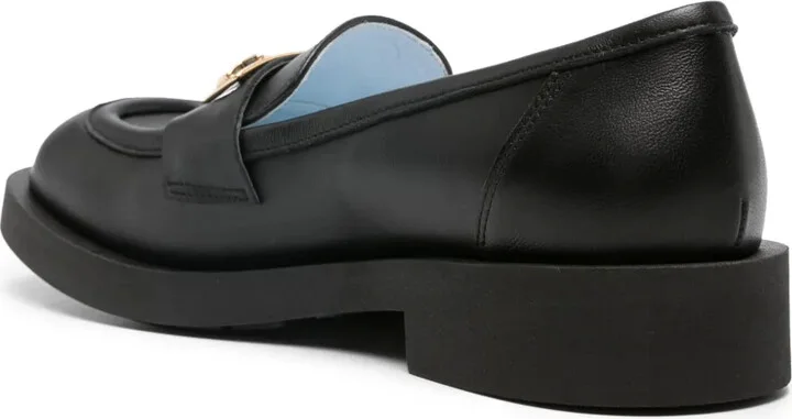 Square-Toe Leather Loafers - Image 3