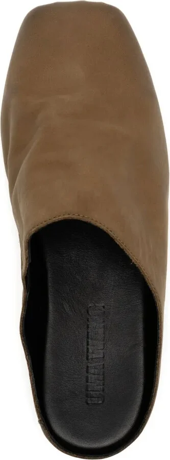 Square-Toe Leather Mules - Image 4