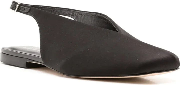 Square-Toe Leather Pumps - Image 2