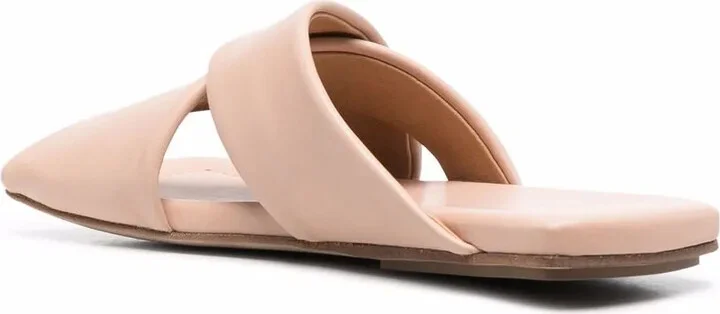 Square-Toe Leather Sandals - Image 3
