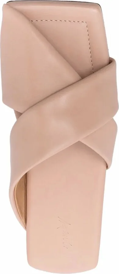 Square-Toe Leather Sandals - Image 4