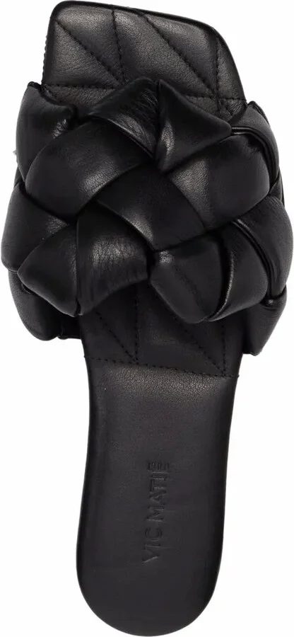 Square-Toe Leather Sandals - Image 4