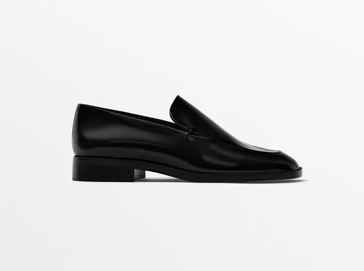 Square-Toe Loafers