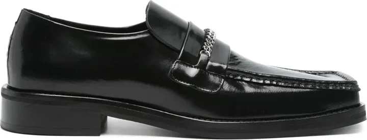 Square-Toe Loafers
