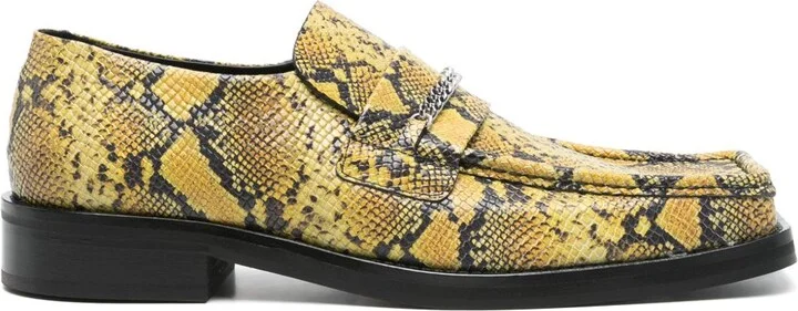 Square-Toe Loafers