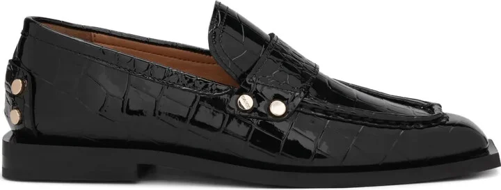 Square-Toe Loafers
