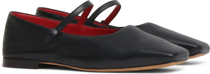 Square Toe Mary Jane Flat